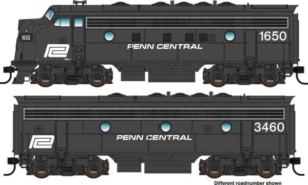Walthers Mainline 910-19984 HO Scale EMD F7A-B Diesel Set Penn Central PC 1675/3479 DCC Sound 3 Walthers Mainline 910-19984 HO Scale EMD F7A-B Diesel Set Penn Central PC 1675/3479 DCC Sound