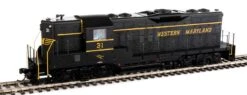 Walthers Mainline 910-20489 HO Scale EMD GP9 Phase II High Hood Western Maryland WM 31 DCC & Sound