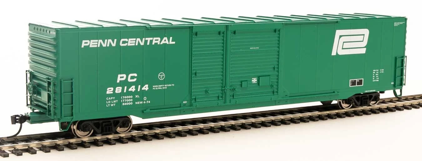 Walthers Mainline 910-3215 HO Scale 60' PS Auto Parts Boxcar Penn Central PC 281522 3 Walthers Mainline 910-3215 HO Scale 60' PS Auto Parts Boxcar Penn Central PC 281522