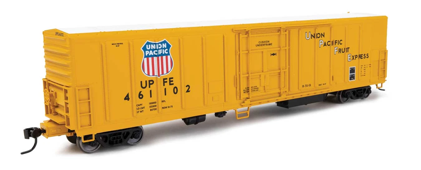 Walthers Mainline 910-3994 HO Scale 57' Mechanical Reefer Union Pacific UPFE 461102 3 Walthers Mainline 910-3994 HO Scale 57' Mechanical Reefer Union Pacific UPFE 461102