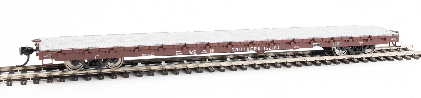 Walthers Mainline 910-5378 60' Pullman Flatcar Southern Railway 152184 3 Walthers Mainline 910-5378 60' Pullman Flatcar Southern Railway 152184