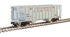 Walthers MainLine 910-6936 100 Ton 2 Bay Hopper Wisconsin Central WC 34024
