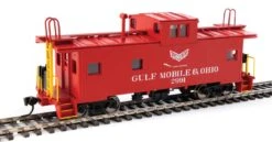 Walthers Mainline 910-8769 HO Scale Wide Vision Caboose Gulf Mobile & Ohio GM&O 2991