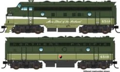 Walthers Mainline 910-9956 HO Scale EMD F7A-B Diesel Set Northern Pacific NP 6410A/6510B