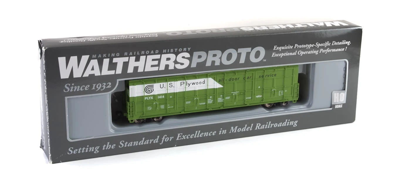 Walthers Proto 920-101933 HO Scale All-Door Boxcar US Plywood PLYX 1414 5 Walthers Proto 920-101933 HO Scale All-Door Boxcar US Plywood PLYX 1414 - Image 3